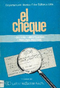 Imagen de la cubierta de El cheque.