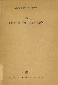 Imagen de la cubierta de La letra de cambio