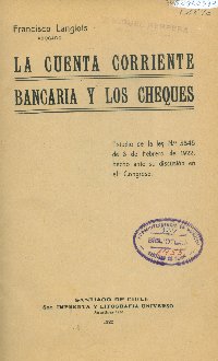 Imagen de la cubierta de La cuenta corriente bancaria y los cheques