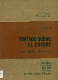 Imagen de la cubierta de Tratado sobre el cheque.