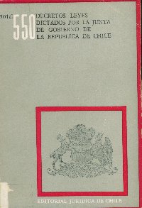 Imagen de la cubierta de 501 al 550. Decretos leyes dictados por la Junta de Gobierno de la República de Chile