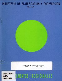 Imagen de la cubierta de Serie regionalizada de la inversi&oacute;n p&uacute;blica efectiva 1990-1996