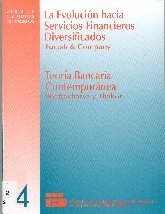 Imagen de la cubierta de La evolución hacia servicios financieros diversificados. Conceptos teoría bancaria contemporánea