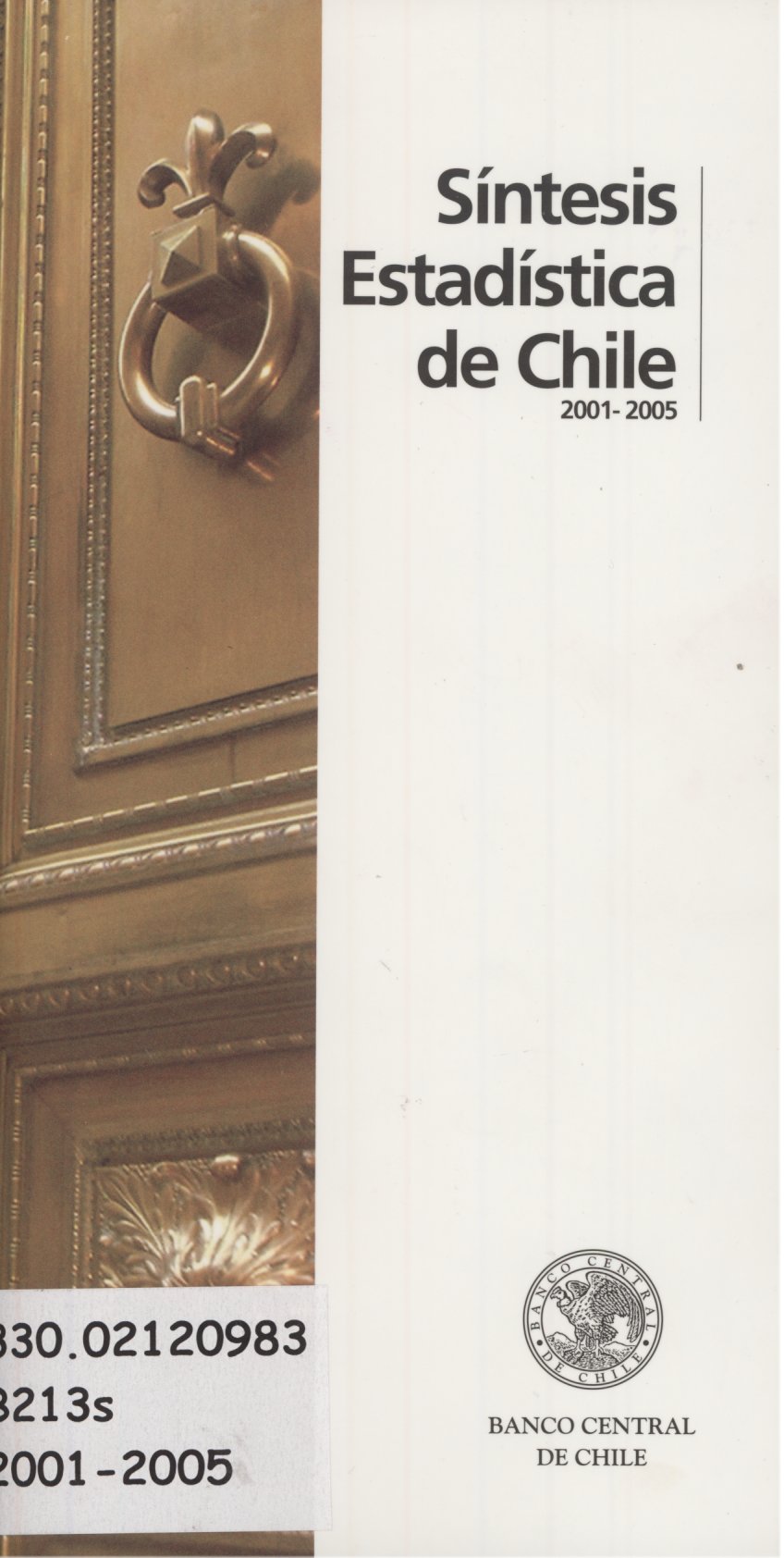 Imagen de la cubierta de Síntesis estadística de Chile 2001-2005