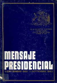 Imagen de la cubierta de Mensaje presidencial.