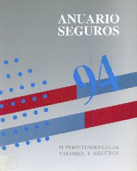 Imagen de la cubierta de Anuario seguros. 1994