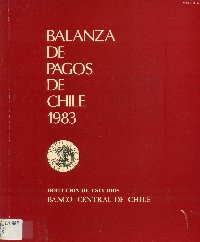 Imagen de la cubierta de Balanza de pagos de Chile