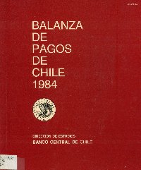 Imagen de la cubierta de Balanza de pagos de Chile