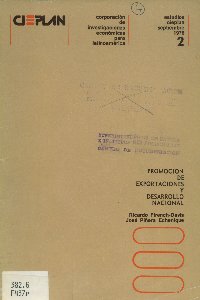 Imagen de la cubierta de Promoci&oacute;n de exportaciones y desarrollo nacional