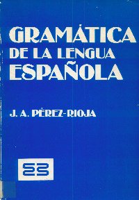 Imagen de la cubierta de Gramática de la lengua española