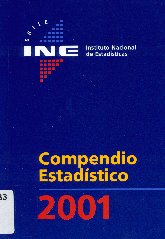 Imagen de la cubierta de Compendio estad&iacute;stico 2001.