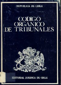 Imagen de la cubierta de Código orgánico de tribunales