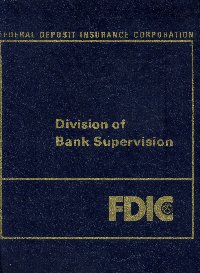Imagen de la cubierta de Division of bank supervision