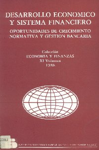 Imagen de la cubierta de Desarrollo económico y sistema financiero.