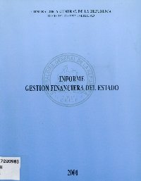 Imagen de la cubierta de Informe gesti&oacute;n financiera del Estado