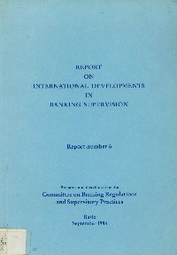 Imagen de la cubierta de Report on international developments in banking supervision