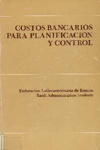 Imagen de la cubierta de Costos bancarios para planificación y control