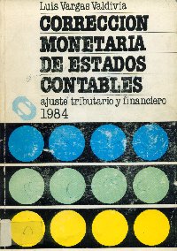 Imagen de la cubierta de Correcci&oacute;n monetaria de estados contables