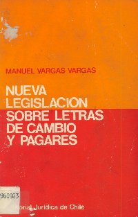 Imagen de la cubierta de Nueva legislación sobre letras de cambio y pagares
