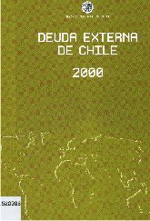 Imagen de la cubierta de Deuda externa de Chile 2000.
