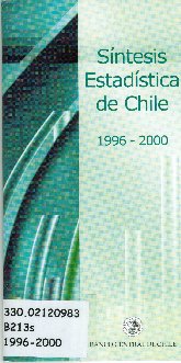 Imagen de la cubierta de S&iacute;ntesis estad&iacute;stica de Chile 1996 - 2000