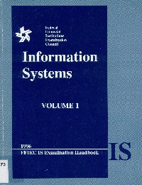 Imagen de la cubierta de FFIEC, Information systems. Examination handbook