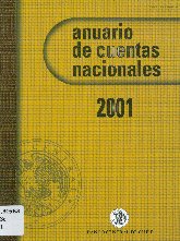 Imagen de la cubierta de Anuario de cuentas nacionales
