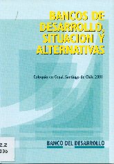 Imagen de la cubierta de Banco de desarrollo, situación y alternativas