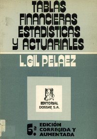 Imagen de la cubierta de Tablas financieras estadísticas y actuariales