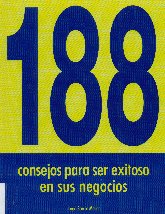 Imagen de la cubierta de 188 consejos para ser exitoso en sus negocios