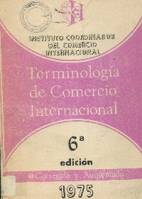 Imagen de la cubierta de Terminolog&iacute;a de comercio internacional.