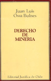 Imagen de la cubierta de Derecho de miner&iacute;a