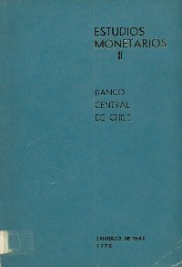 Imagen de la cubierta de Estudios monetarios II