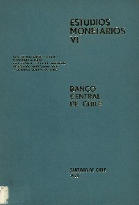 Imagen de la cubierta de Estudios monetarios VI