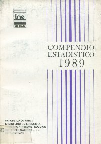 Imagen de la cubierta de Compendio estadístico 1989