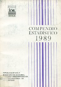 Imagen de la cubierta de Compendio estadístico 1989