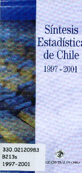 Imagen de la cubierta de S&iacute;ntesis estad&iacute;stica de Chile  1997 - 2001