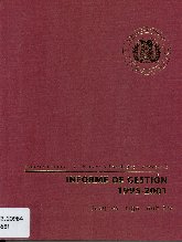 Imagen de la cubierta de Informe de gesti&oacute;n 1995-2001