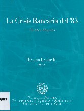 Imagen de la cubierta de La crisis bancaria del '83. 20 a&ntilde;os despu&eacute;s