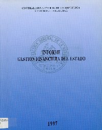 Imagen de la cubierta de Informe gesti&oacute;n financiera del estado