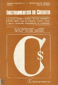 Imagen de la cubierta de Instrumentos de cr&eacute;dito