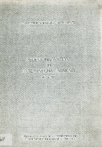 Imagen de la cubierta de Recent innovations in international banking