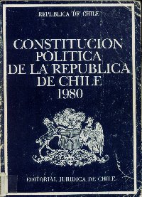 Imagen de la cubierta de Constitución política de la República de Chile