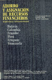 Imagen de la cubierta de Ahorro y asignacion de recursos financieros.