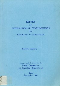 Imagen de la cubierta de Report on international developments in banking supervision