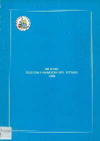 Imagen de la cubierta de Informe gestión financiera del estado 1998