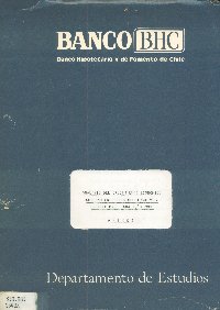 Imagen de la cubierta de Analisis del crecimiento economico chileno en el periodo 1960-79 y proyecciones para 1980-2000.
