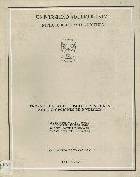 Imagen de la cubierta de Proyecciones del fondo de pensiones y de sus opciones de inversi&oacute;n