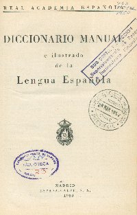 Imagen de la cubierta de Diccionario manual e ilustrado de la lengua española