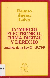 Imagen de la cubierta de Comercio electrónico, firma digital y derecho.